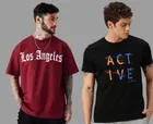 Round Neck Printed T-Shirt for Men 
