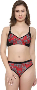 Cotton Blend Lingerie Set for Women 