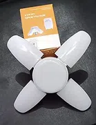 Mini Fan Shaped Foldable Bulb (White, 28 W)