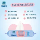 Parachute Advansed Baby Face & Body Baby Wipes With Virgin Coconut Oil + 99% Pure Water, 72 Pulls