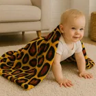 Brandon Baby Blanket Leopard Print 100x75 cm