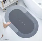 Microfiber Bath Mat, Grey