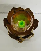 Metal Decorative Moroccan-Style Candle Holder 