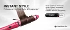 Ceramic Coating Hair Straightener and Curler 2 in 1 Hair Straightener Hair Straightener