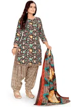 Cotton Floral Print Unstitched Suits Fabric for Women 