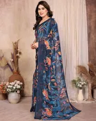 Bollywood Printed Georgette Saree for Women 