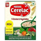 Nestle Cerelac 5 Grains & Vegetables (18 To 24 Months) - 300 g