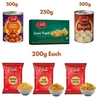 सेठी रसगुल्ला 500g + गुलाब जामुन 500g + सोन पपड़ी 250g + बीकानेरी भुजिया 200g + प्लेन मिक्सचर 200g  + नवरतन मिक्सचर 200g