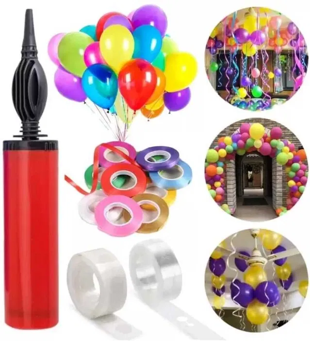 Party Decoration Kits (Multicolor, Set of 7)