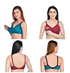 Cotton Solid Bras for Women 