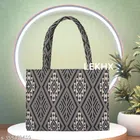 Fabric Handbag for Women (Black)