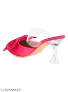 Shoetopia Pumps Sandals - Pink, IND-6