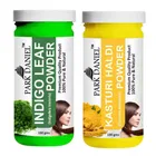 Park Daniel 100% Pure & Natural Indigo Leef Powder & Kasturi Haldi Powder 