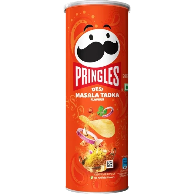 Pringles Potato Chips - Desi Masala Tadka 102 g