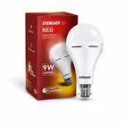 EVEREADY 9W Rechargeable Bulb, Ideal for Powercuts, Energy Efficient 4 hrs Bulb Emergency Light 