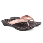 Flipflops for Women (Brown & Peach, 5)