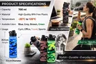 Camouflage Army Stylish and sturdy water bottle with Flip-Flop Lid 700 ML 