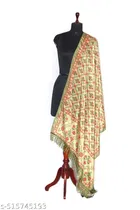Art Silk Printed Dupatta for Women & Girls, Yellow 