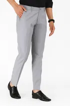 Poly Non Lycra Slim Fit Trouser for Men 