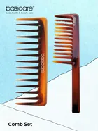 Basicare  Wide Tooth Detangling Comb Pack of 2