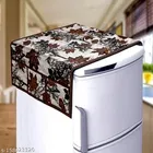 KANUSHI Industries® 1Pc Fridge Cover for Top with 6 Utility Pockets + 1 Handles Covers + 4 Fridge Mats 