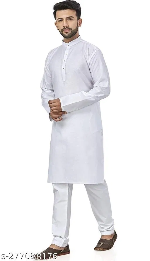Kurta for Men (White, 4XL)