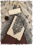 Cotton Chanderi Unstitched Suit for Women 