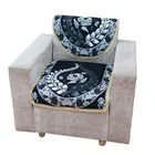 Polycotton Washable 5 Seater Sofa Covers with Table Cover 
