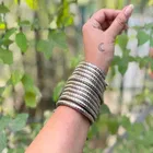 Alloy Spiral Bangle Bracelet for Women 