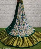 Georgette Printed Saree for Women 