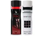 Ramsons Bravo with Secret Code Deodorant for Men (200 ml, Pack of 2)