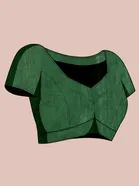 Silk Woven Design Saree for Women, Sea Green 