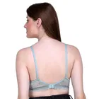 Cotton Blend Solid Push Up Bra for Women 