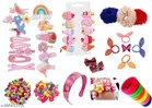 Womens Hair Accessories Set (Multicolor, Set of 60)
