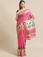 New Fancy Khadi Festive Sarees 