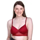 Cotton Blend Solid Push Up Bra for Women 