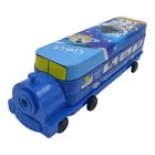 School Pencil Box For Girls And Boys, Stationary Box For Girls With Wheel, Stylish Train Geometry Box For Boys, Pencil Box Set Toys For Kids 3+ Years ( Design and colour may very, Pack Of 1)