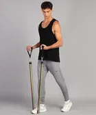 Resistance Bands Set for Home Gym & Full Body Workout ,Multicolour 