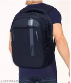 Rubber Backpack for Men & Women, Black
