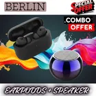 Wireless Bluetooth Speaker + Earbuds With Charging Case, 5.4 Bluetooth Version ,BLACK, 