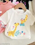 Hosiery Cotton Printed T-Shirt for Kids, Multicolor, Pack of 3 