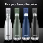 PEXPO Electro 1000 Hot & Cold | Stainless Steel Water Bottle 980ml - Military Green