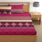 Polycotton Fitted Elastic Double Bedsheet 