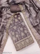Embroidered Anarkali Suit for Women 
