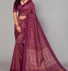 Art Silk Printed Saree for Women 