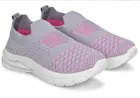 Casual Shoes for Women, Grey & Pink 