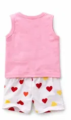 Hello Kitty Cotton Blend Clothing Set for Kids ,Multicolor 