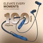 Aroma NB119 Zebra Bluetooth Neckband - 100H [Chrome Blue]