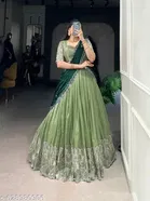 Embroidered Lehenga Choli for Women 