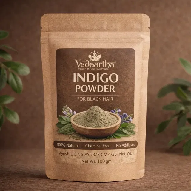 Vedaartha Organic Indigo Powder (100 g)